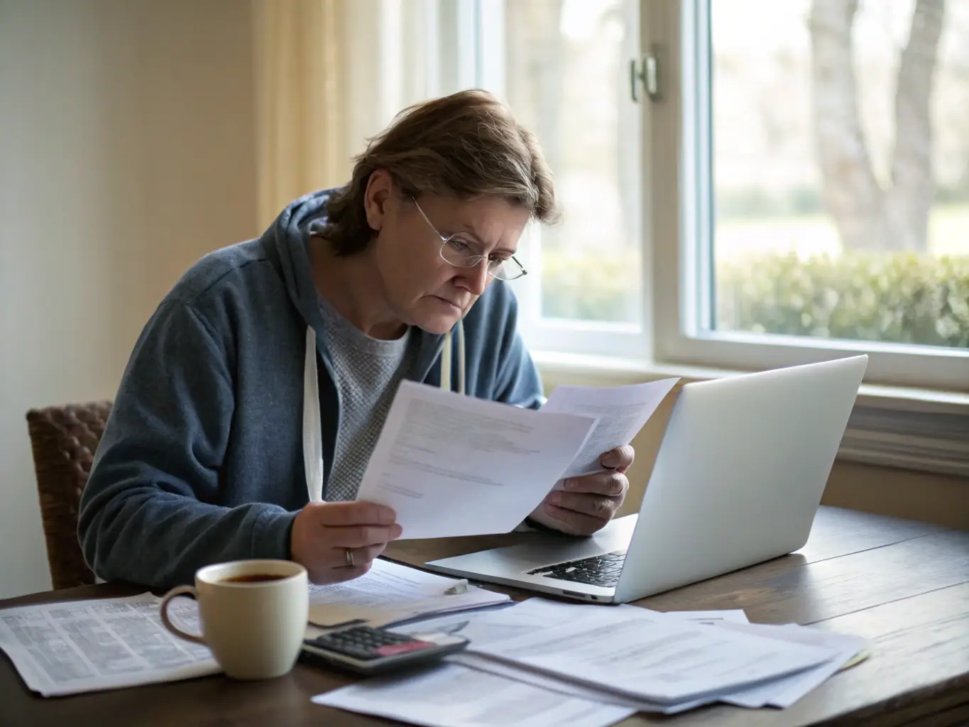 A person using a laptop to compare life insurance quotes online. The screen displays various policy options with clear pricing and coverage details.