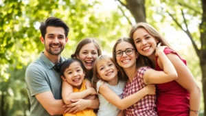 Family reviewing life insurance coverage needs